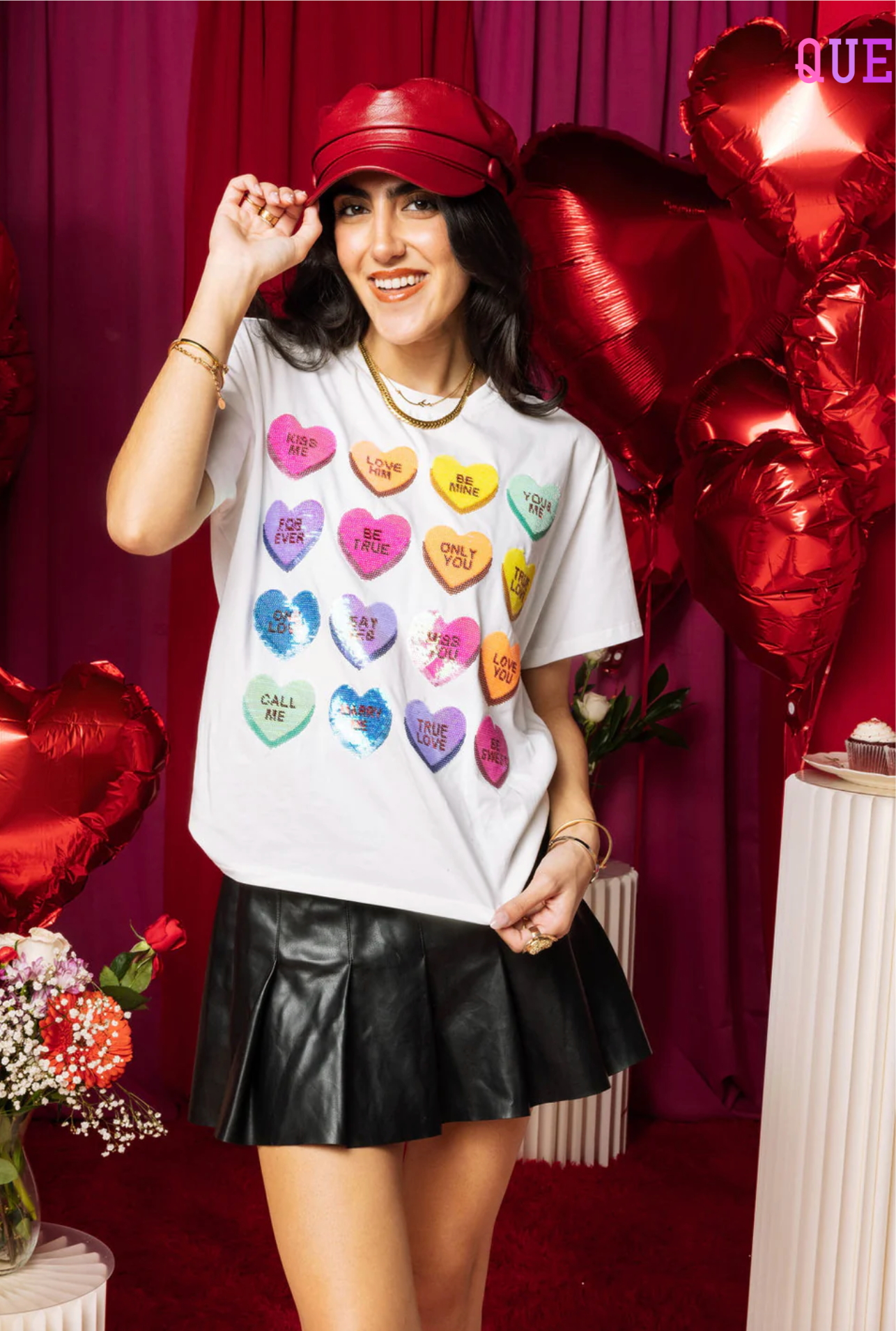 Queen of Sparkles White Sweetheart T