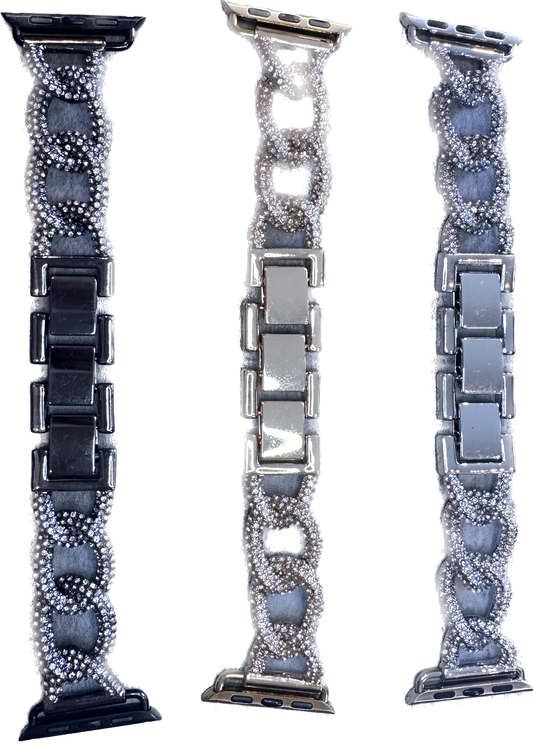 Smart Watch Bands for Apple Watches chain bling