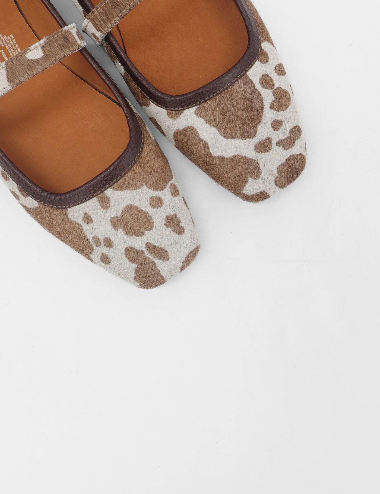 Cow "Hide" Ballet Slipper