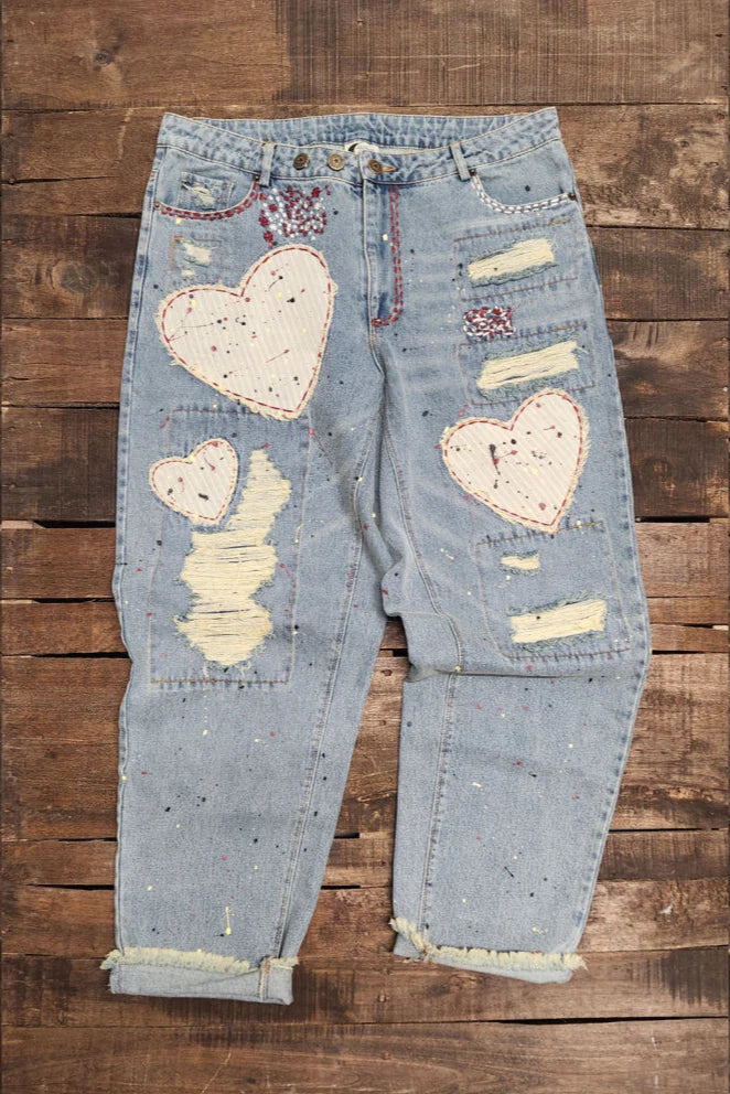 Full Hearts Jeans Large/X-Large