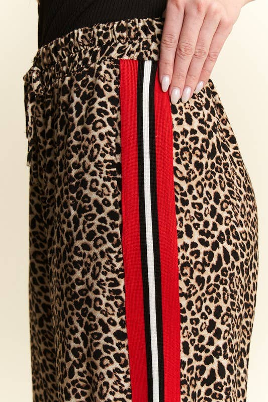 Leopard Print Trouser Pants