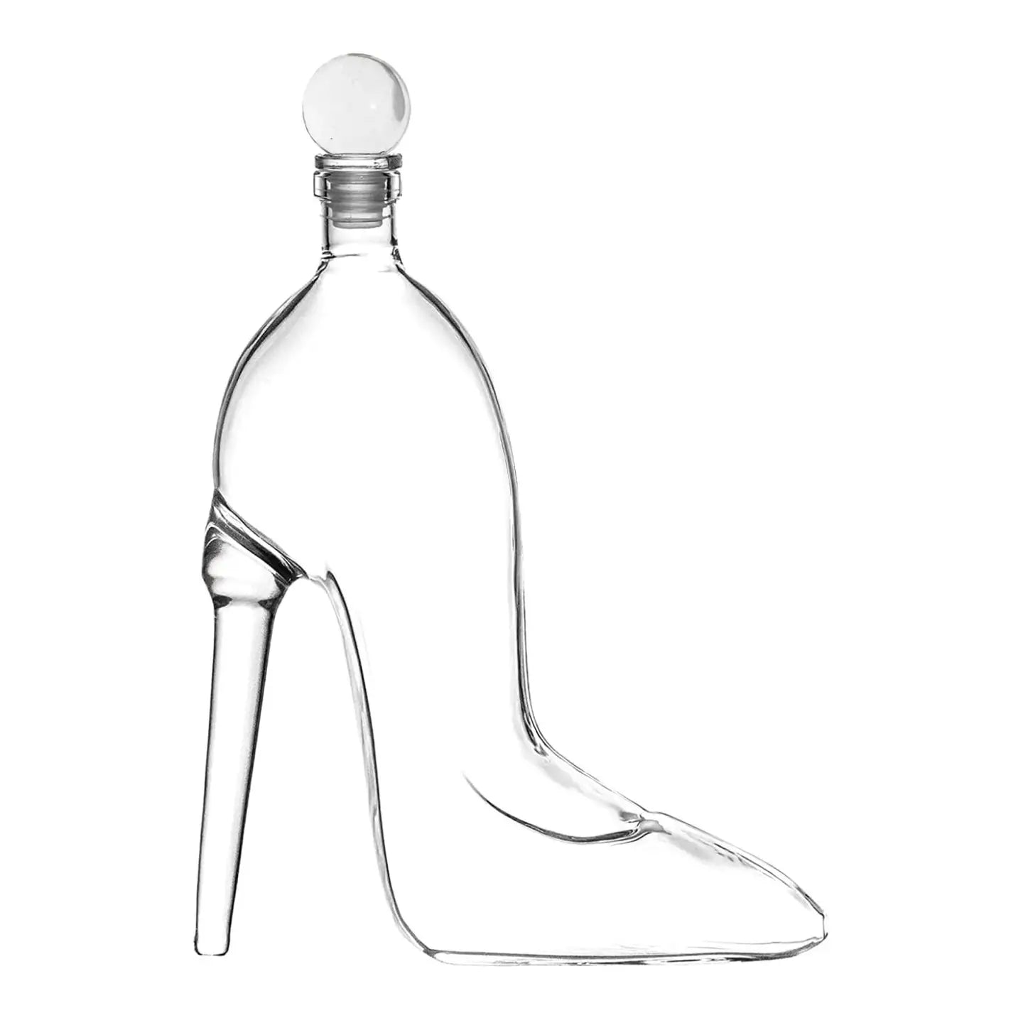 Clear Stiletto High Heels Decanter