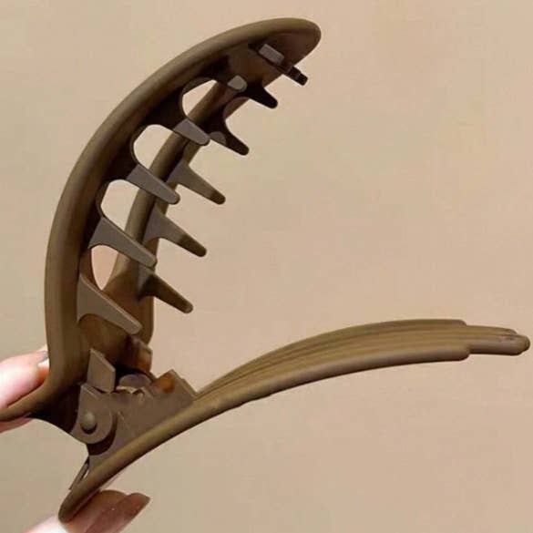 Jumbo Lay Flat Oval Hair Claw Clips Secure Styling