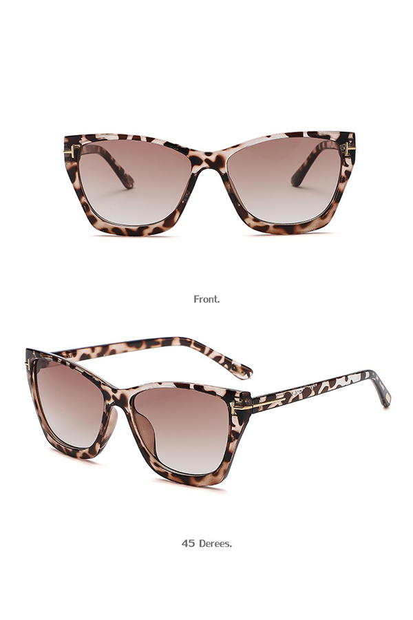 Retro Cat-eye Sunglasses: LEOPARD