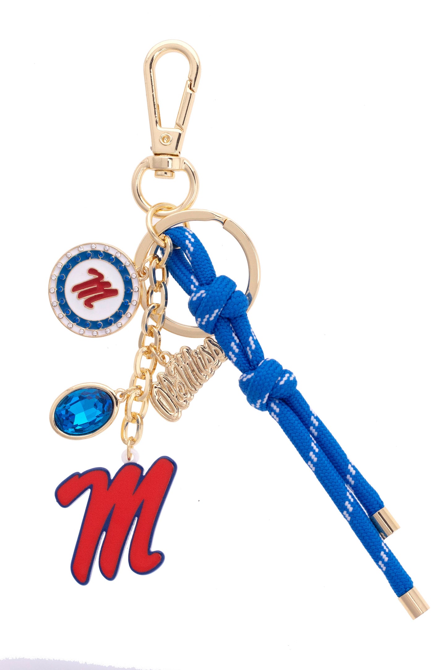 Ole Miss Rebels Cluster Bag Charm in Red