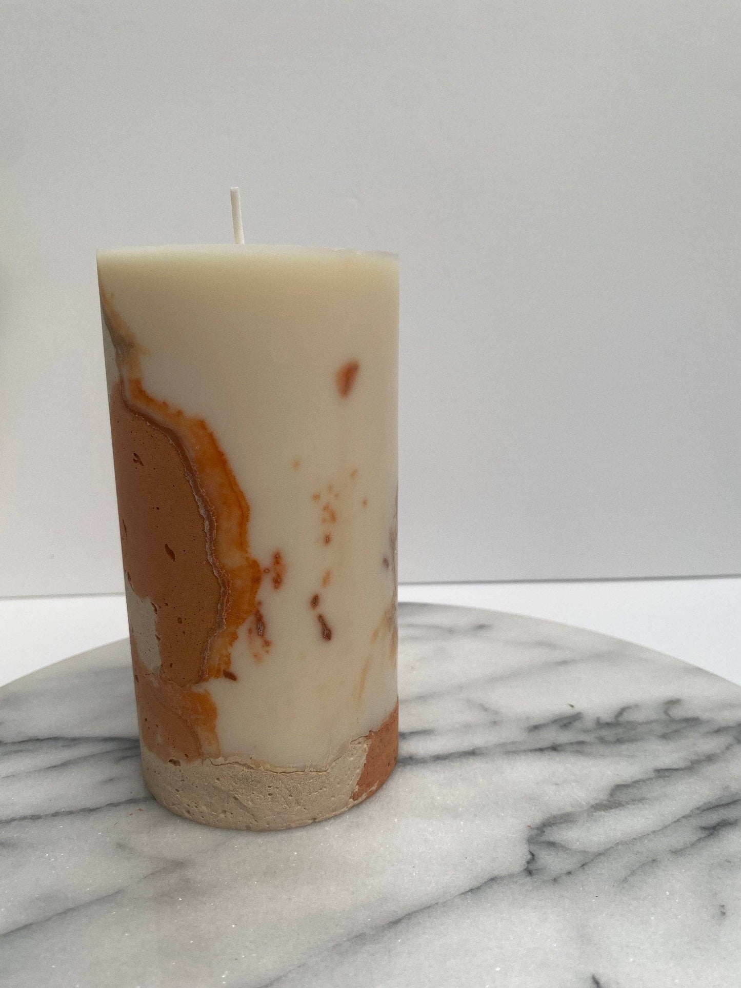 Candle: White & Gold Leaf / Morroccan Cashmere