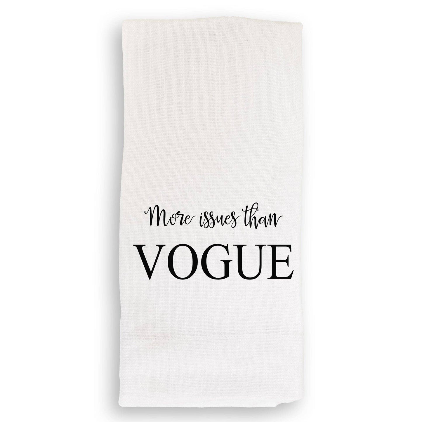More Issues Than Vogue: Dishtowel