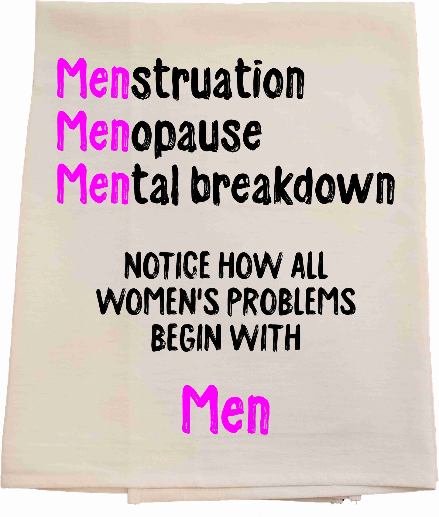 Women's Problems Tea Towel