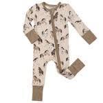 Angel Dear 2 WAY ZIPPER ROMPER - Horses