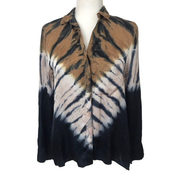 Susan by YFB Saphire/Tan Tie Dye