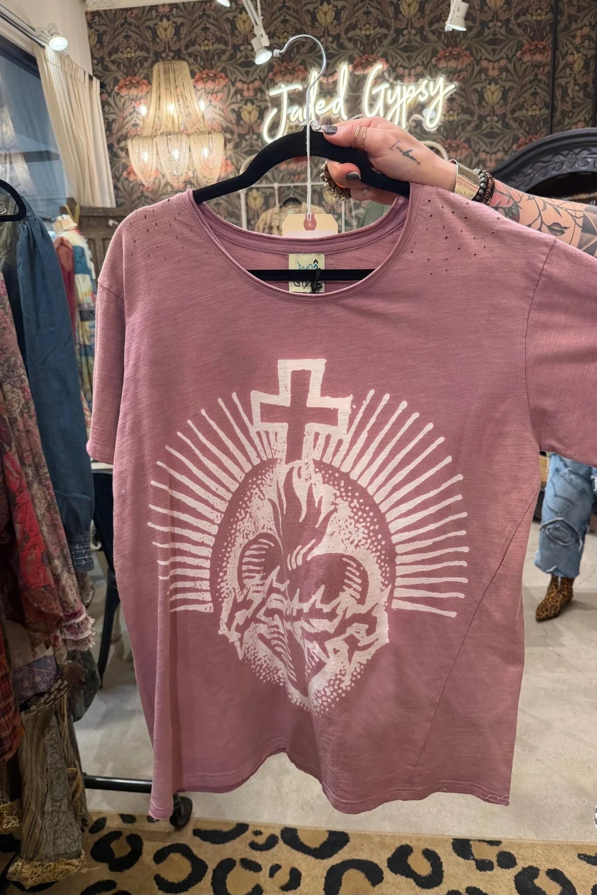 Jaded Gypsy Cherished Heart Tee