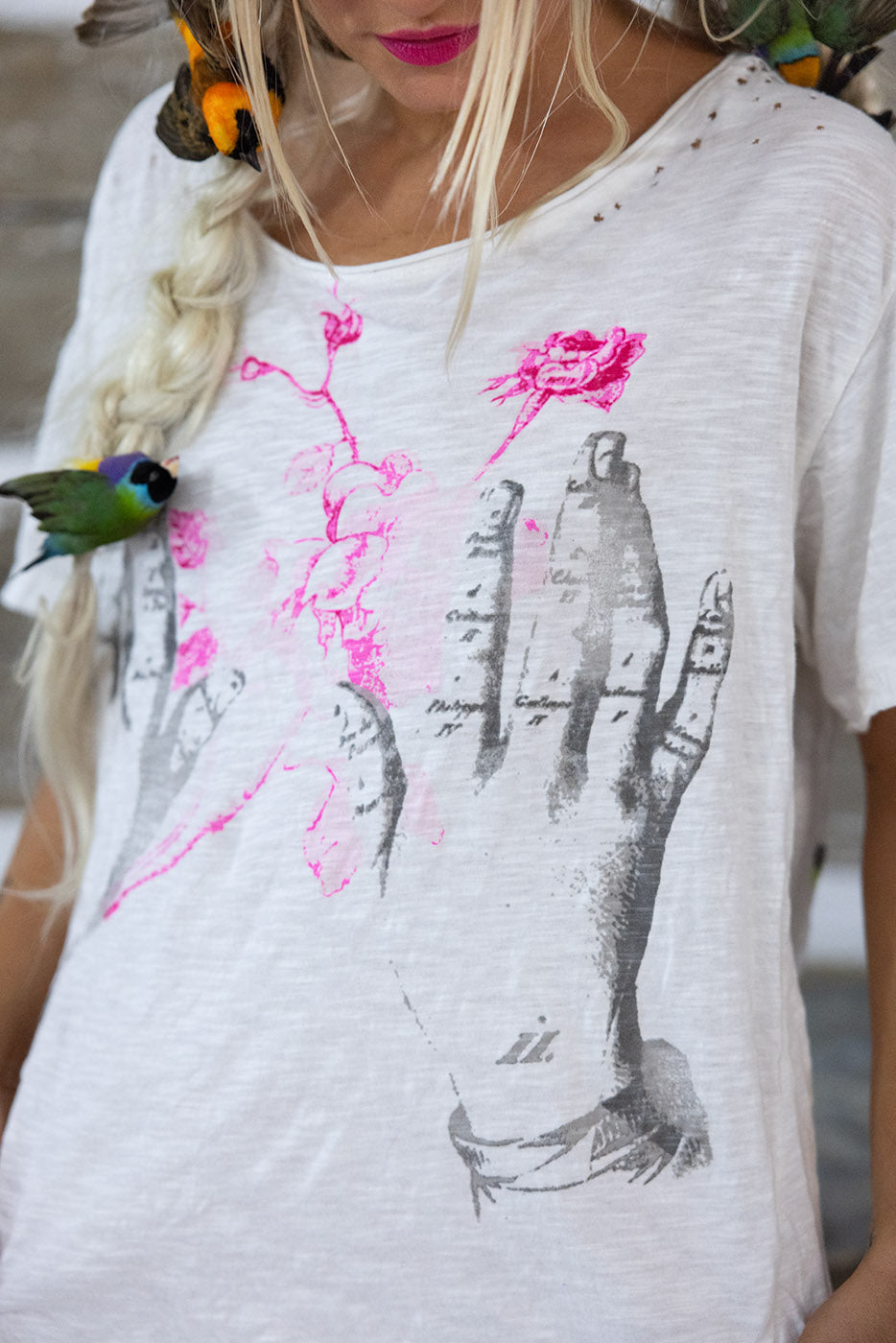 Magnolia Pearl 2125 Art Of Palm T-Shirt
