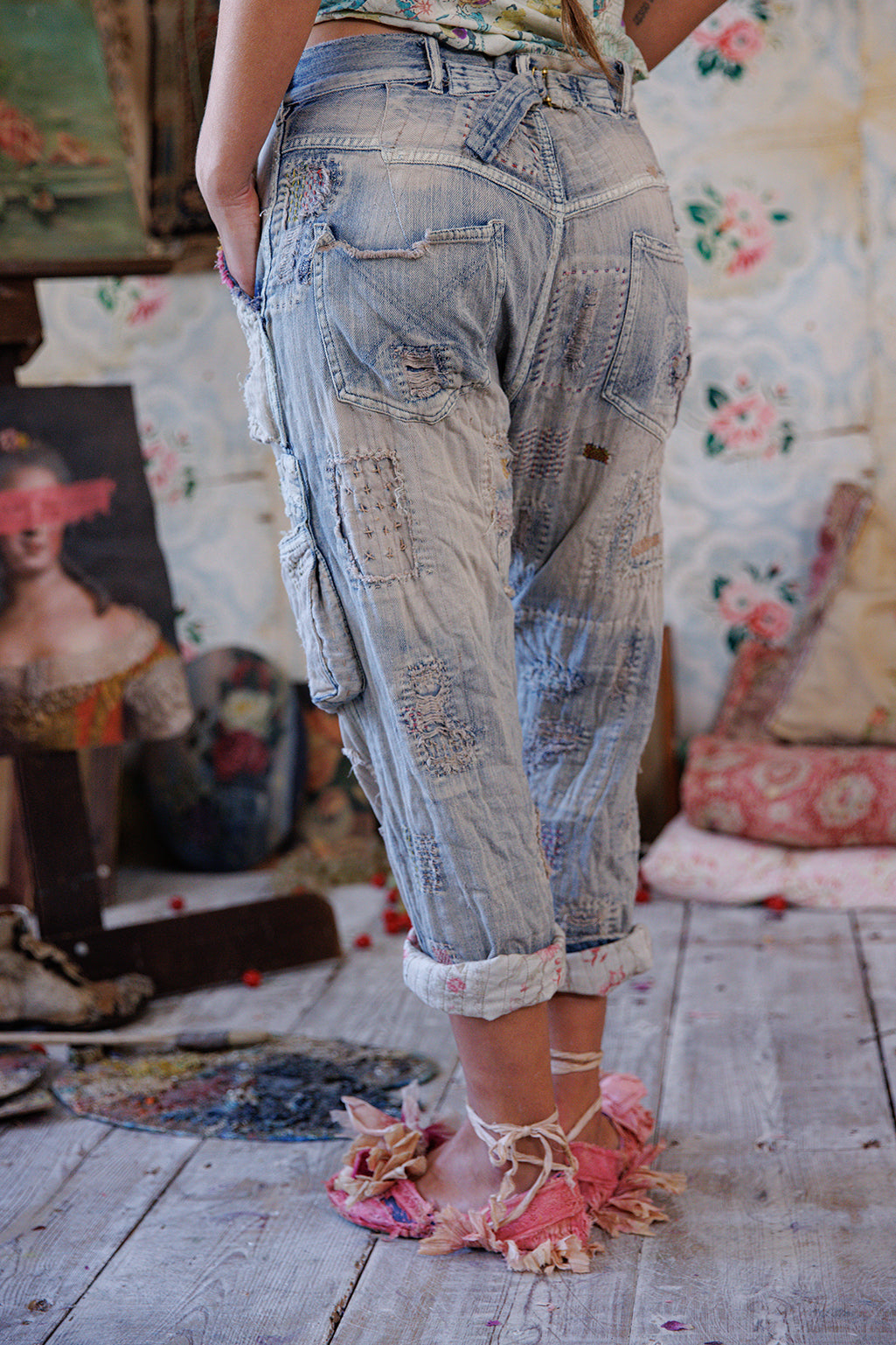 Magnolia Pearl Cargo Denims 819 Quilted Tatum