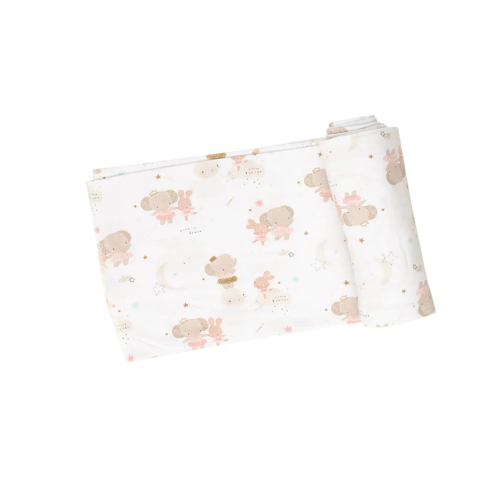 Angel Dear Swaddle Blanket Elephant Bunnies Ballerinas