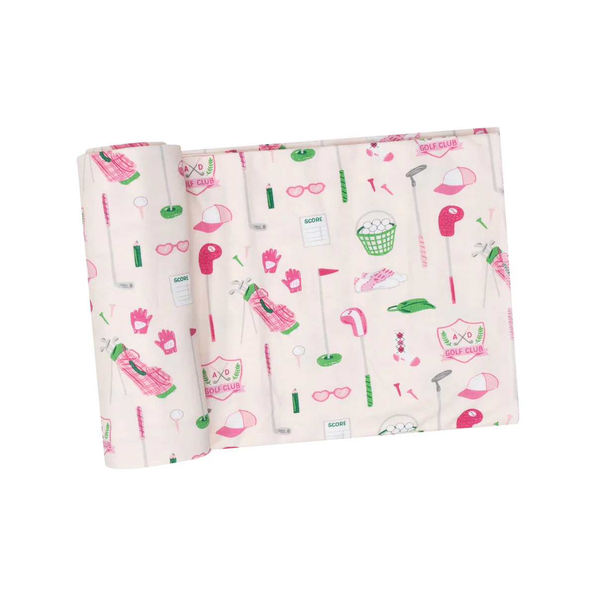 Angel Dear Golf Club PINK - Swaddle Blanket