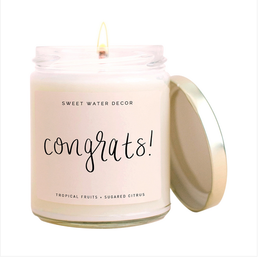 Congrats!  Sweet Water Decor Candle