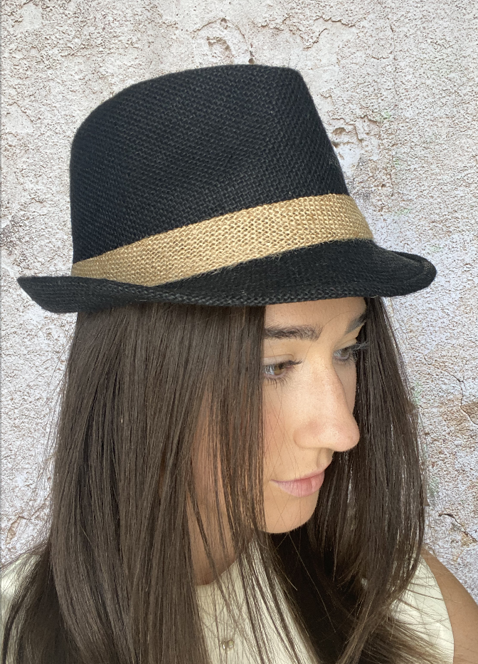 Black Jute Fedora