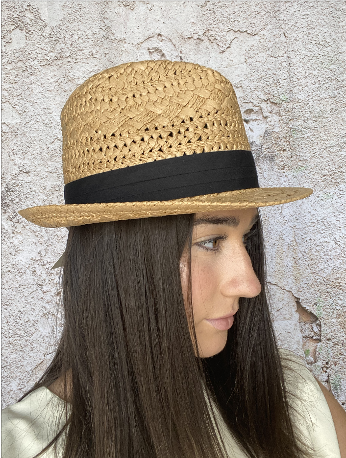 Tucked Ribbon Fedora