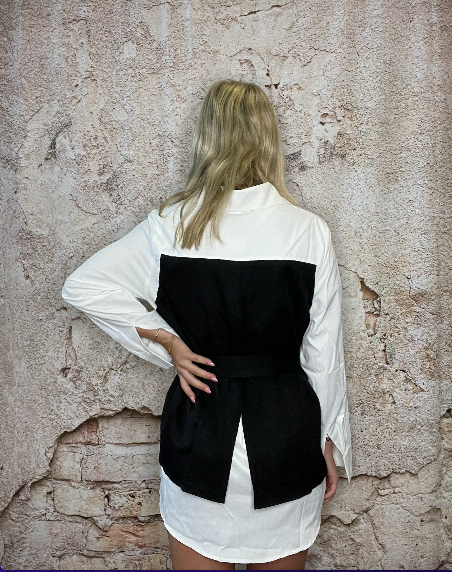 Black and White Two Piece Set