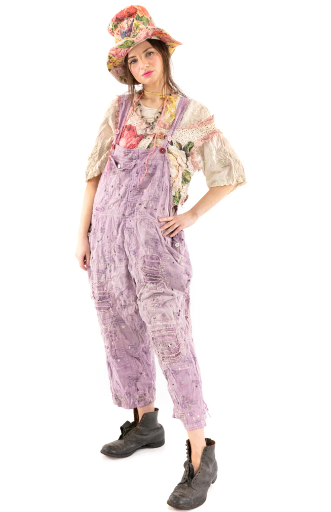 Magnolia Pearl Overalls 059 Floral Love Maggie