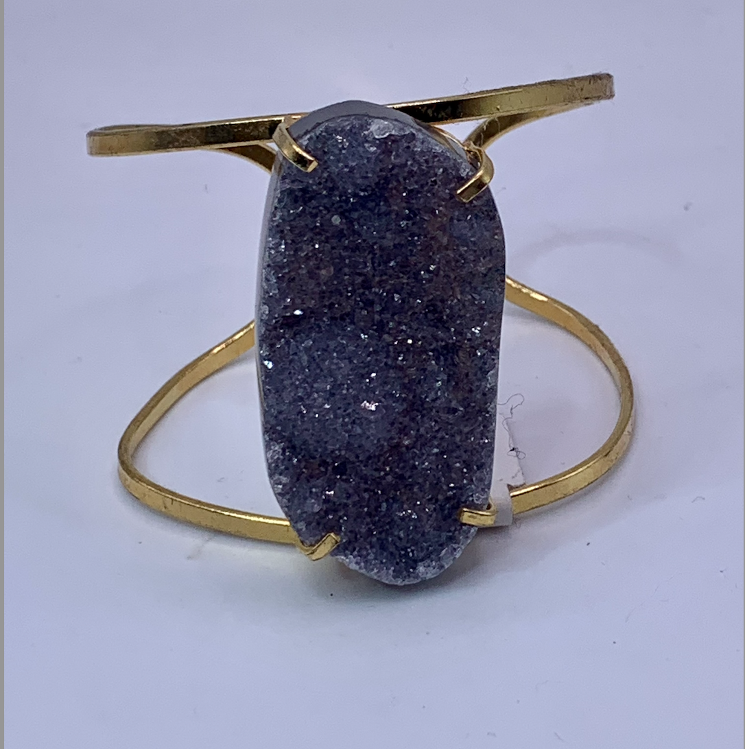 Druzy Cuff Bracelet