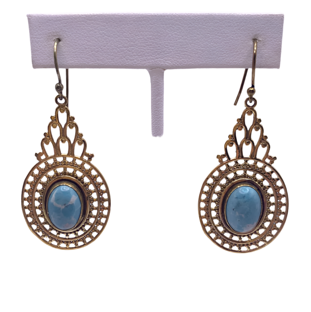 Art Deco Jasper Earrings