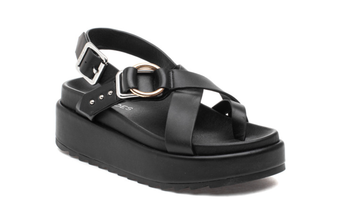 Jslides selene black sales leather