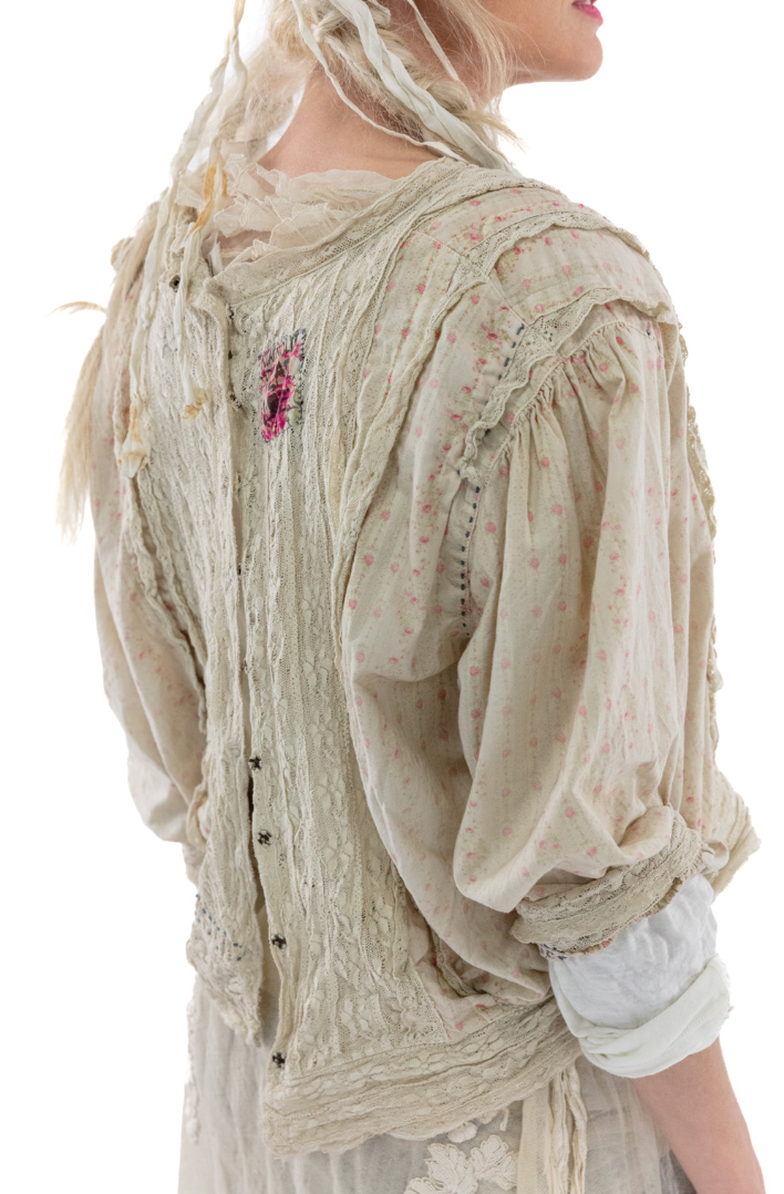 Magnolia Pearl TOP 1376 Floral Danika Blouse