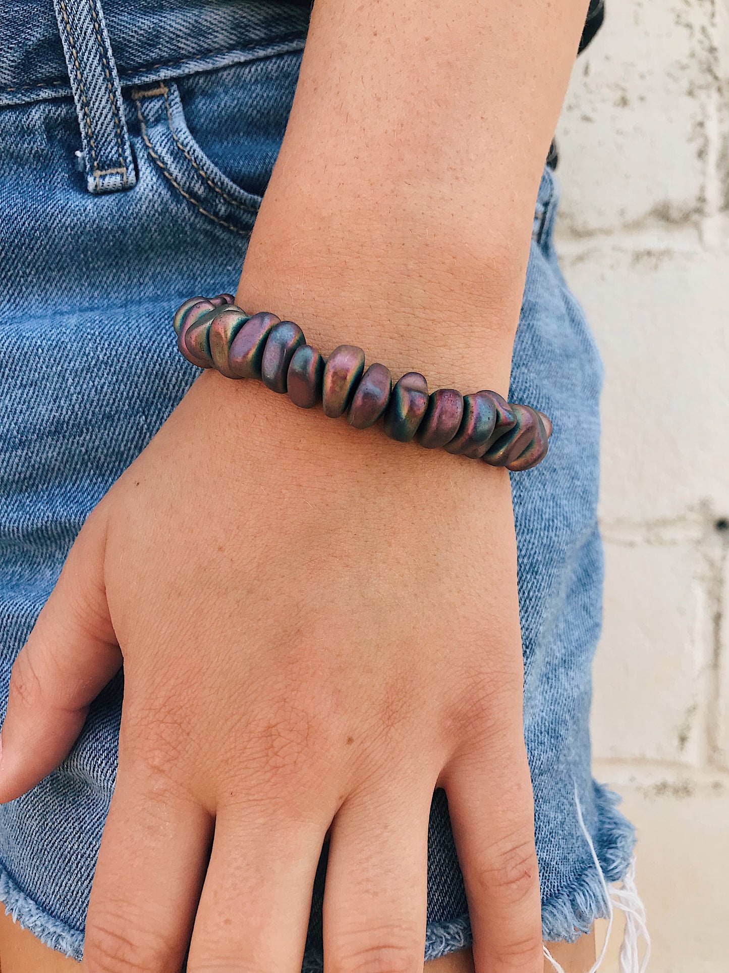 Hematite Bracelet // Matte