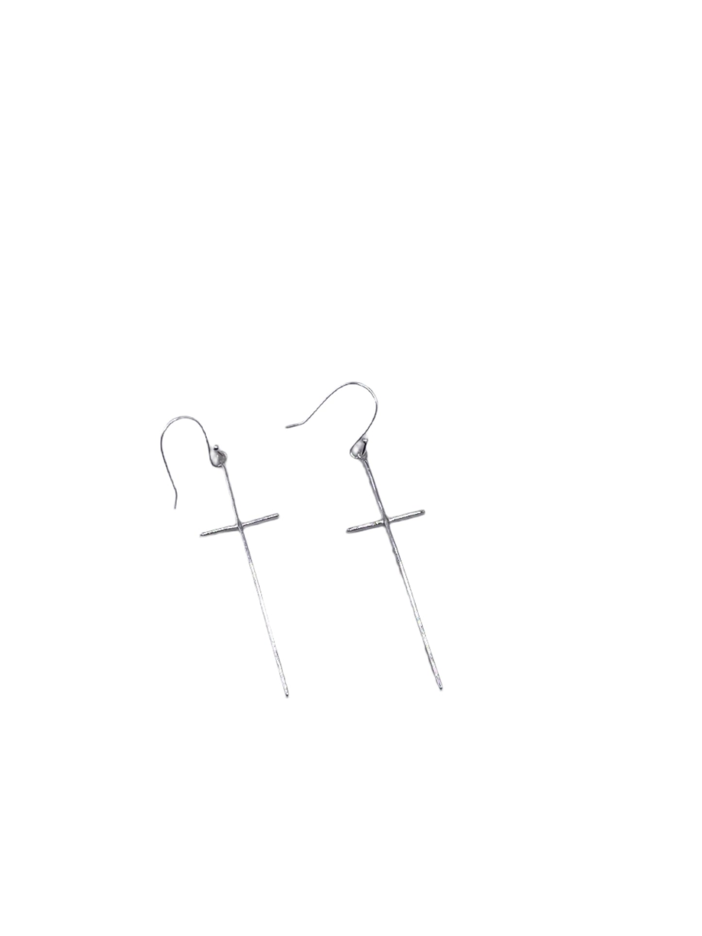 Tall Cross Earrings