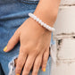 White Crystal Bracelet // Medium