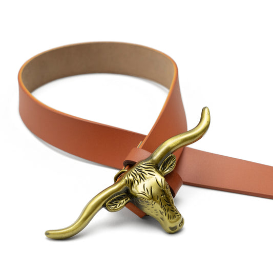 Signature Longhorn Cinnamon belt