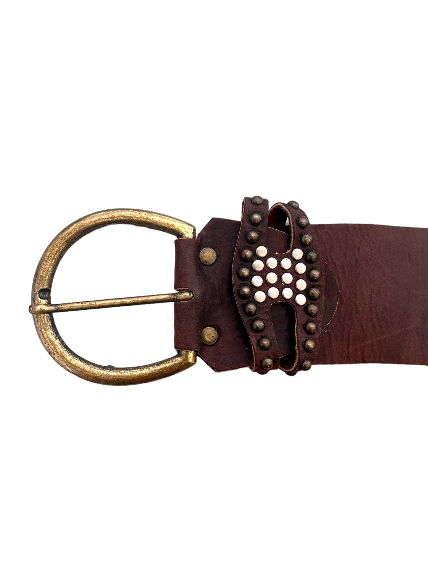 Burgundy Leather Belt