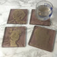 Golden Girls Actresses Glass Coaster 4-pack