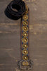 POL Navy studded belt