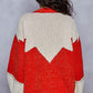 Red and Cream POL Sweater
