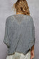 Crochet Woven Cardigan Top