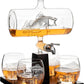 Bass Fish Wine & Whiskey Decanter Set | 1100ml