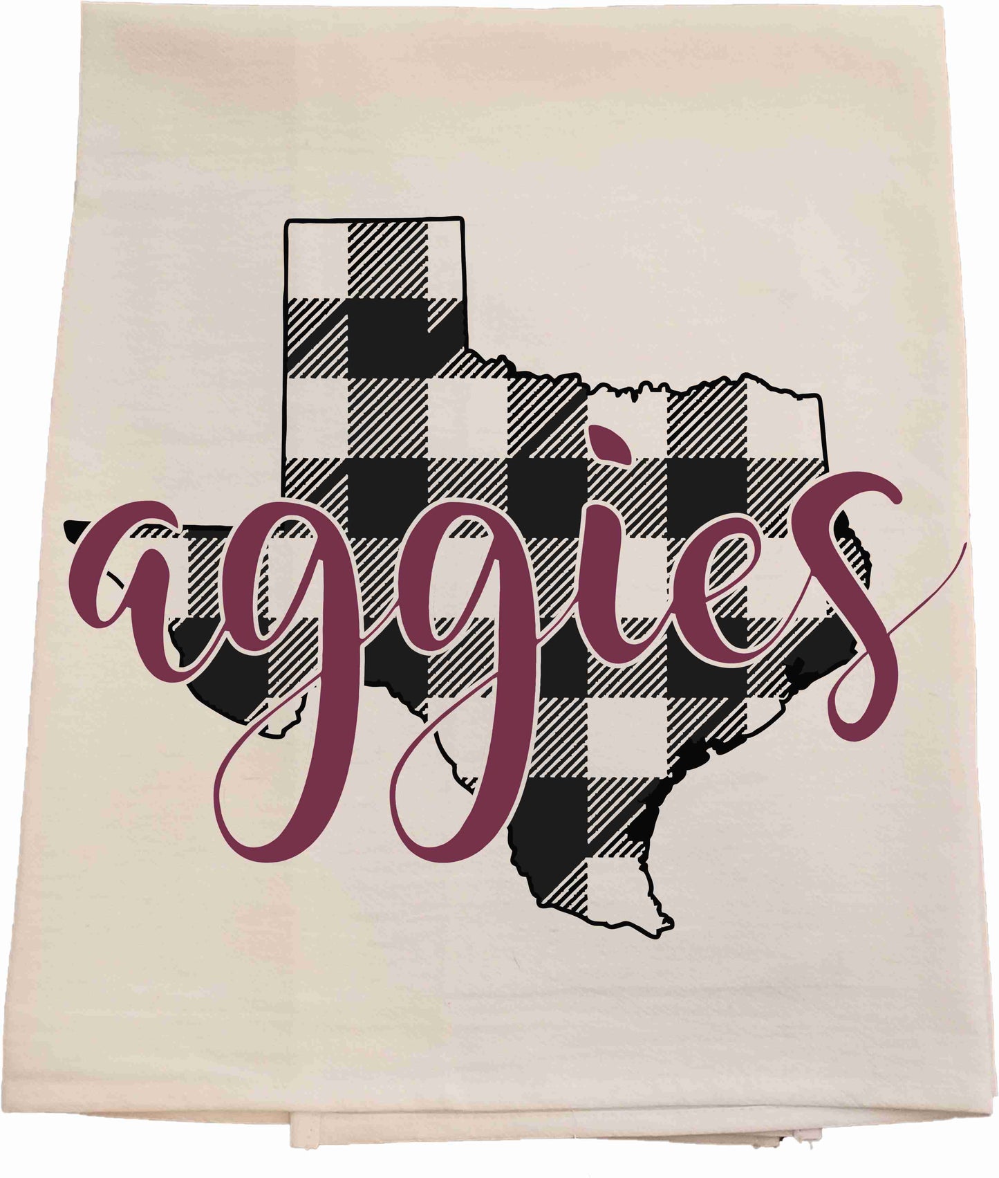 Texas A&M Buffalo Tea Towel