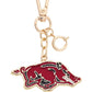 Arkansas Razorbacks Enamel Logo Bag Charm