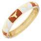 Texas Longhorns Sculpted Enamel  Bangle