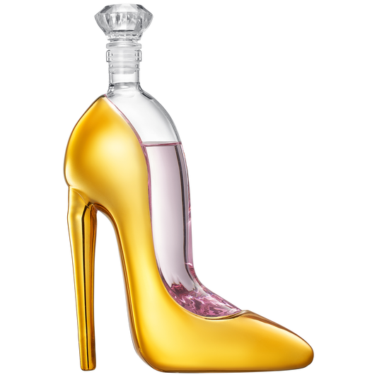 Gold Stiletto High Heels Decanter