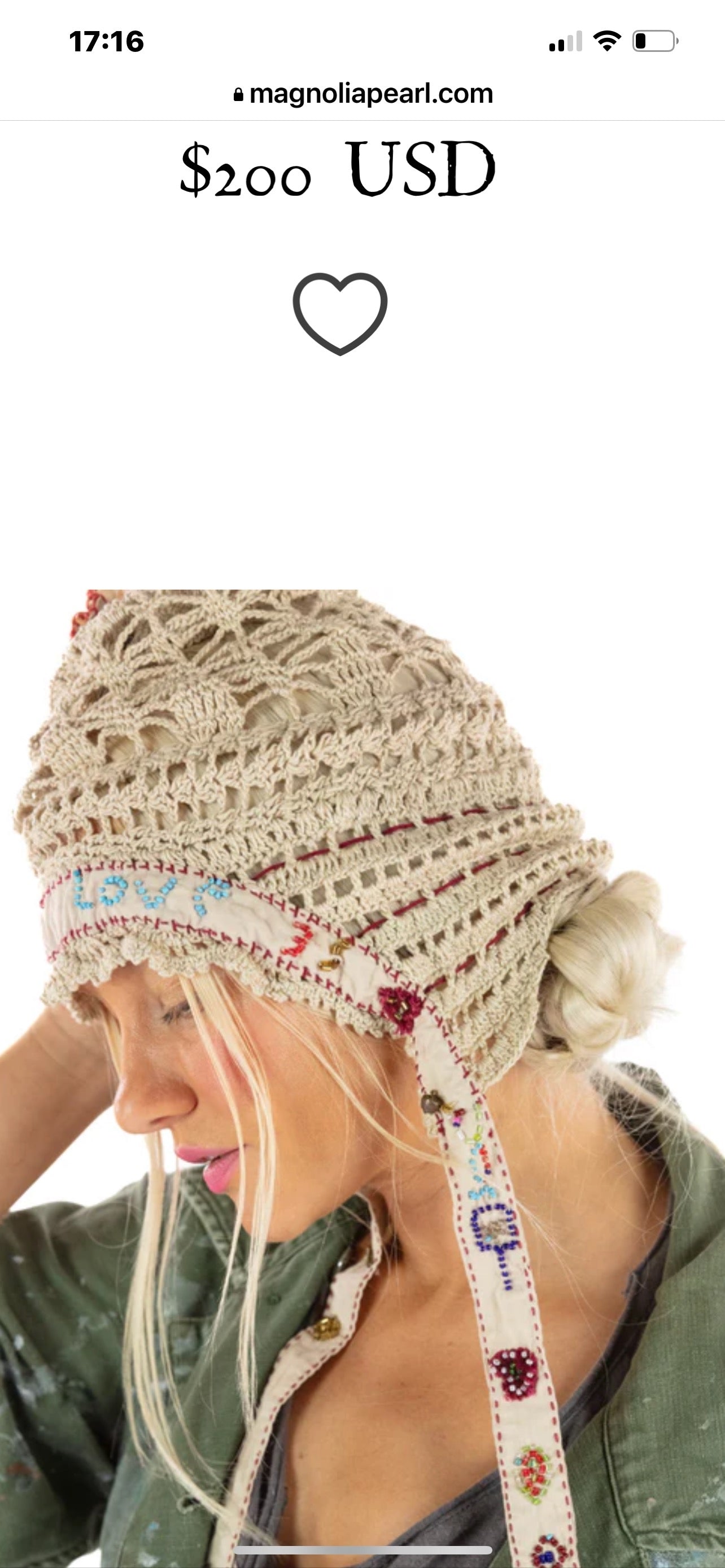 Magnolia Pearl Hat 041 Crochet Hanne Hat