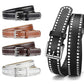 METALLIC BUCKLE PU BELT: WHITE OS