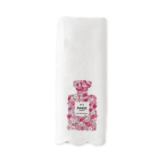 Scalloped Guest Towel - PARIS FRANCE