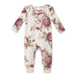 Baby Girl Cabbage Rose Cotton Romper