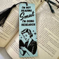 I'm Not Reading Smut, I'm doing Research 3D Bookmark