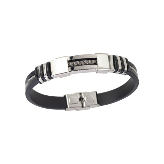 Studio Bracelet Collection: Black/ Sliver
