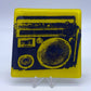 Boombox Fused Glass 4" Single Coaster