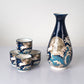 Moon Rabbit Porcelain Glazed 10 oz Sake Bottle and 4 Cups Gift Set